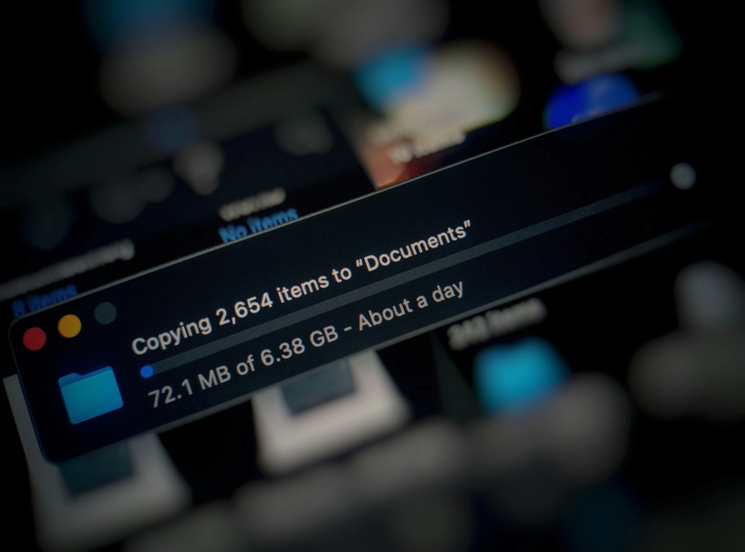 Content migration planning on screen