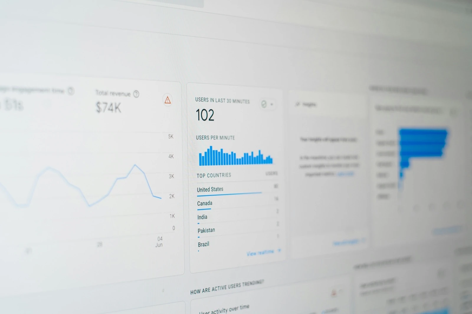 Lighthouse and Core Web Vitals metrics on a laptop screen during a site audit