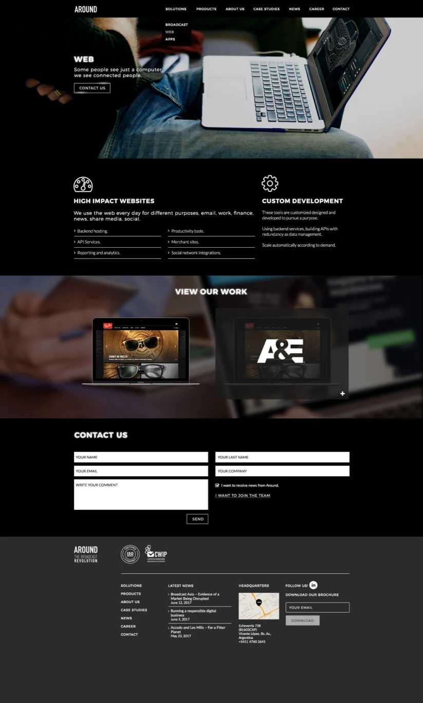 Around Web solutions